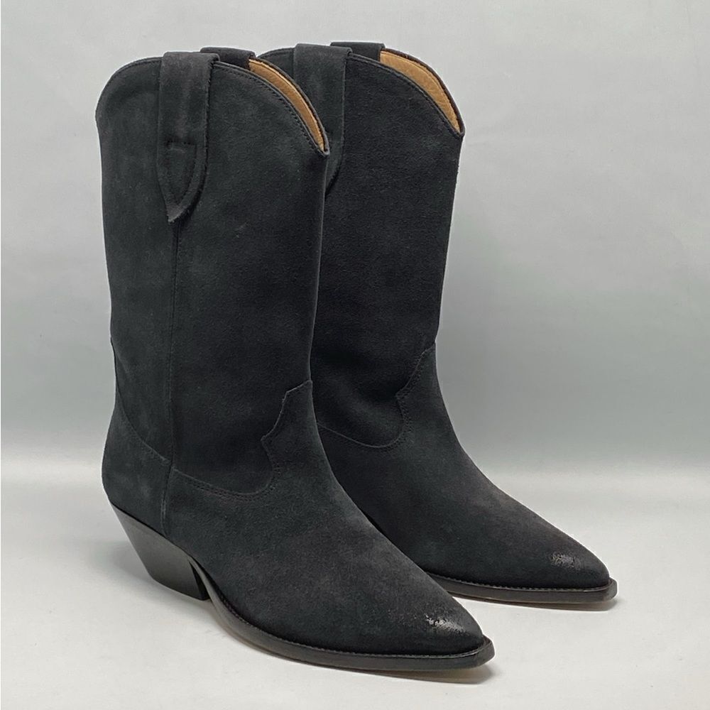 Isabel Marant Duerto Suede Western Cowboy Boots size 37